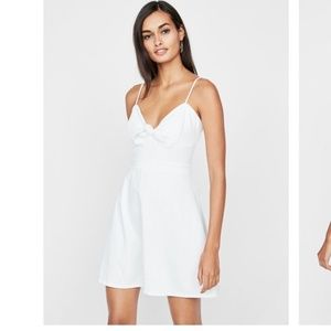NWT EXPRESS White Dress SZ M